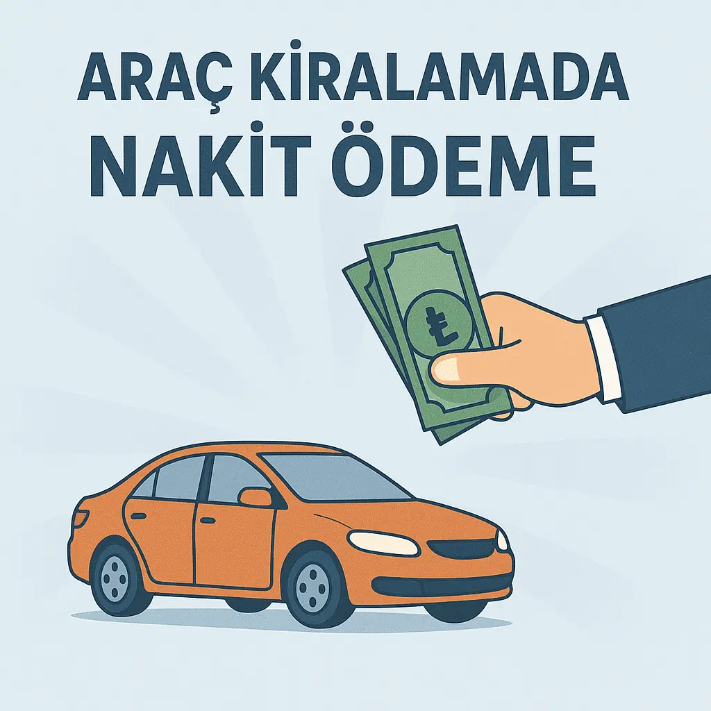 araç kiralamada nakit ödeme