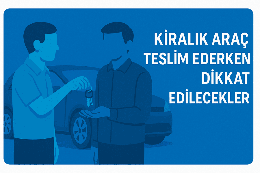 kiralık araç teslim ederken dikkat edilecekler