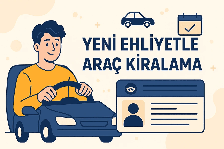 yeni ehliyetle araç kiralama yapılır mı?