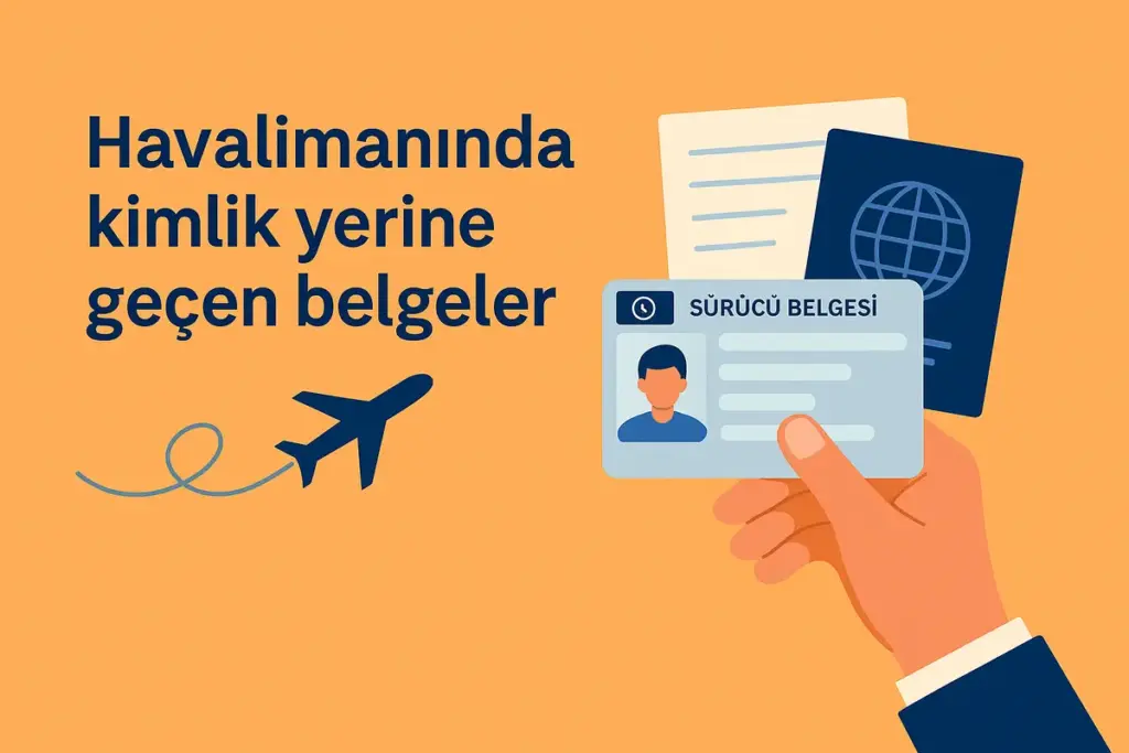 havalimanında kimlik yerine geçen belgeler