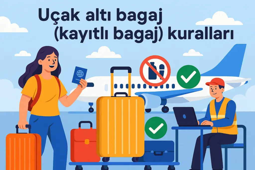 Uçak altı bagaj (kayıtlı bagaj) kuralları 